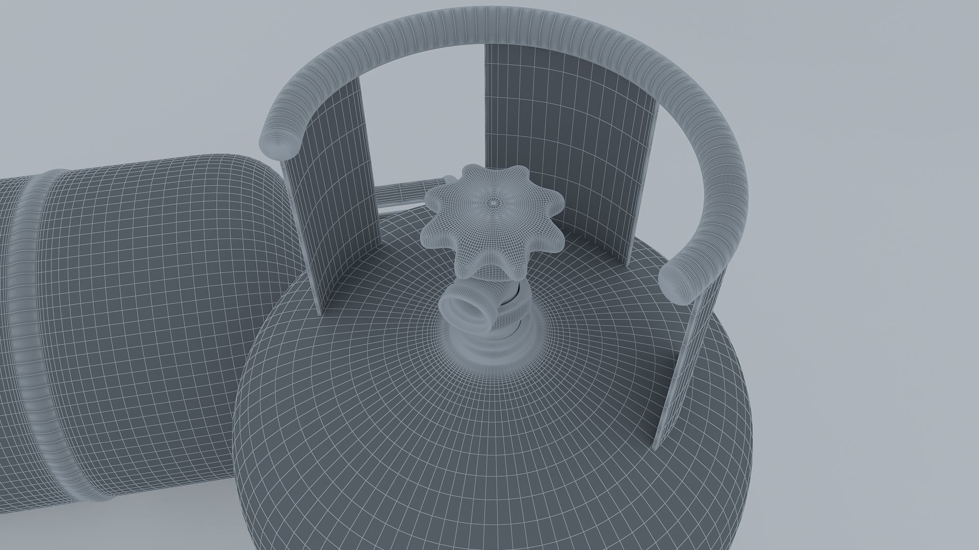 Gas Cylinder 3D model_8