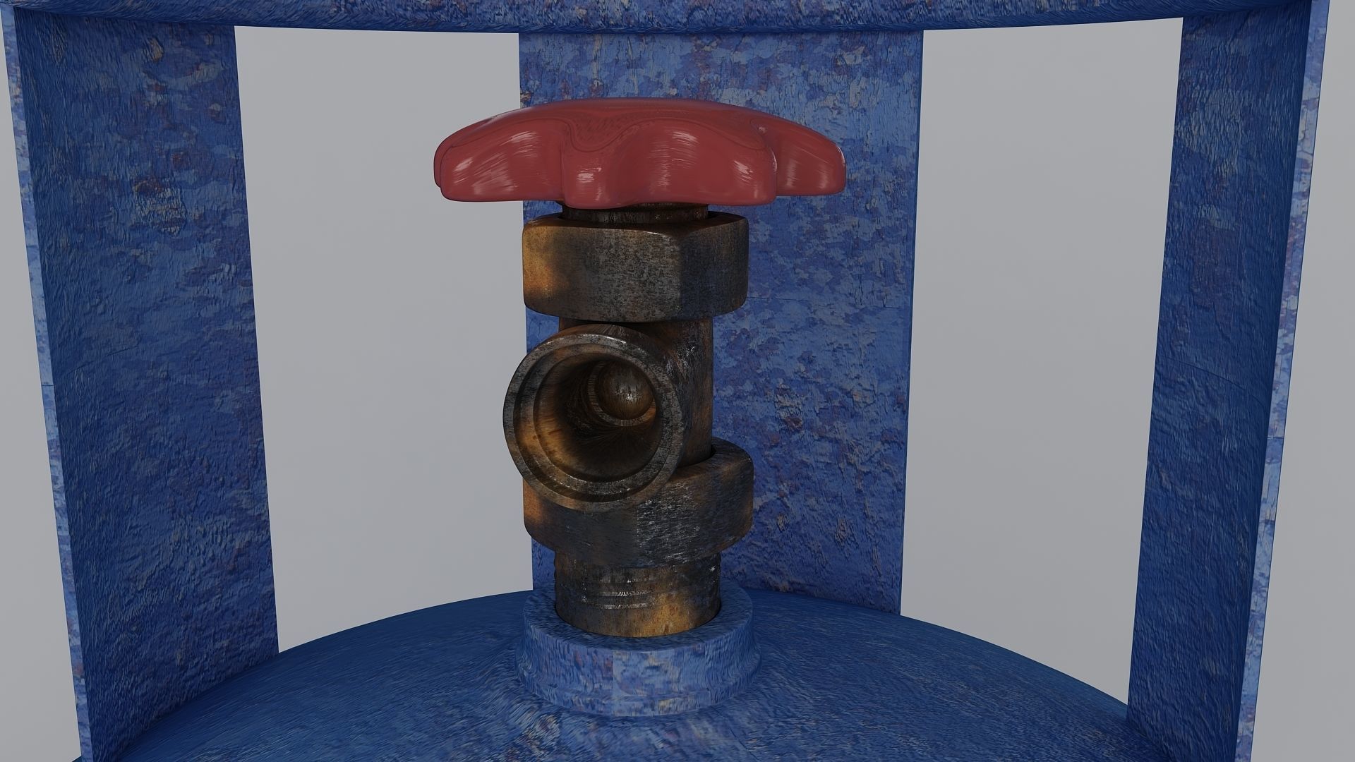 Gas Cylinder 3D model_2