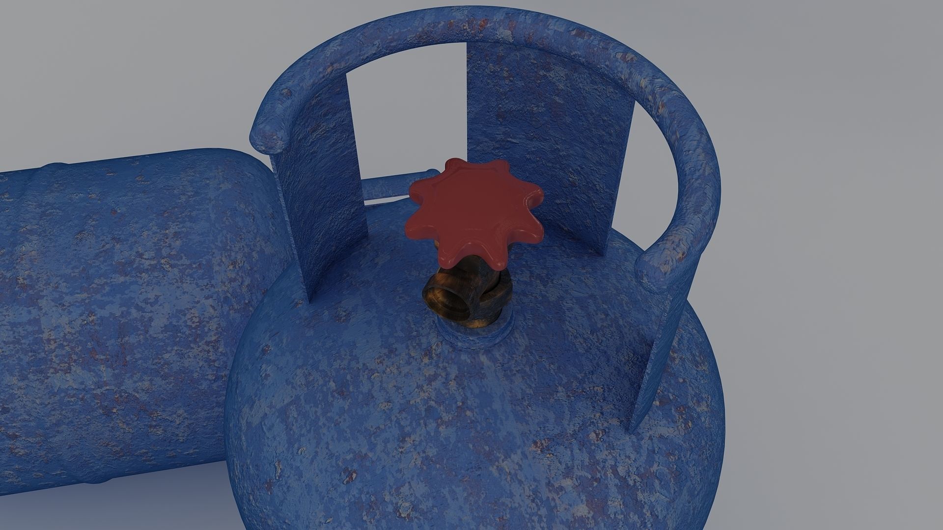 Gas Cylinder 3D model_3