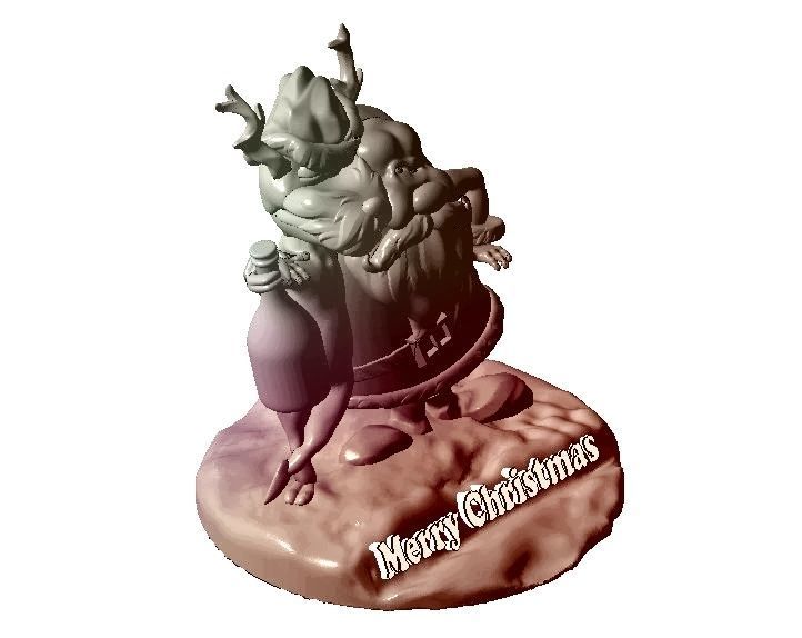 Merry Christmas 3D model 3D print model_10