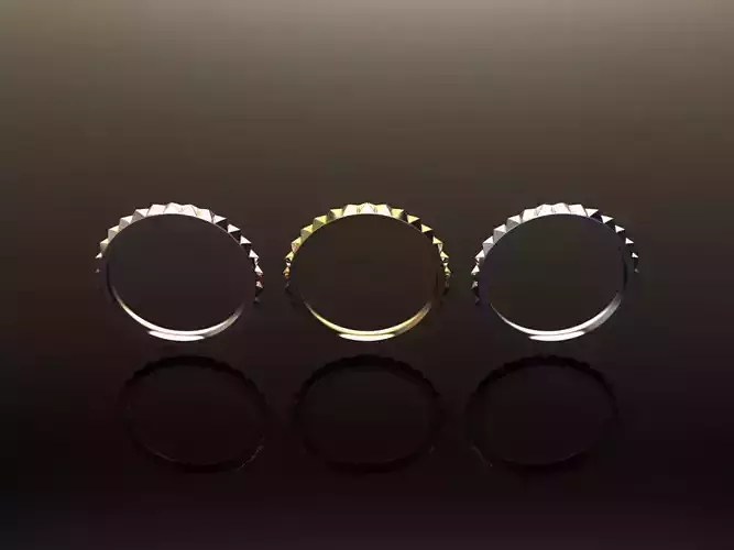 Dainty Spike Band Ring Mix Sizes 4 5 6 7 8