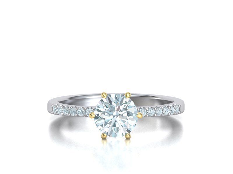 Solitaire rings Collection with discount _24