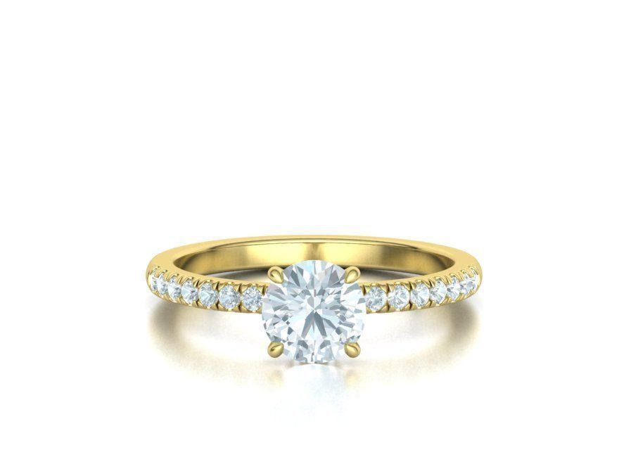 Solitaire rings Collection with discount _36