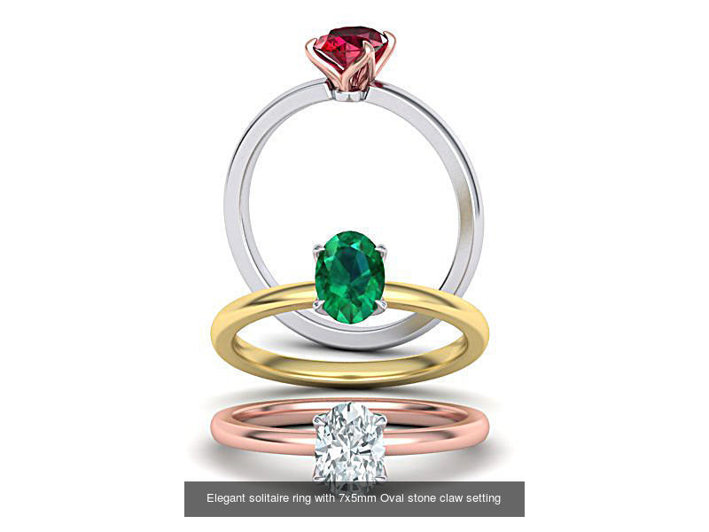 Solitaire rings Collection with discount _1