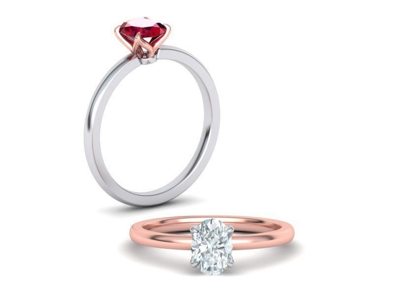 Solitaire rings Collection with discount _11