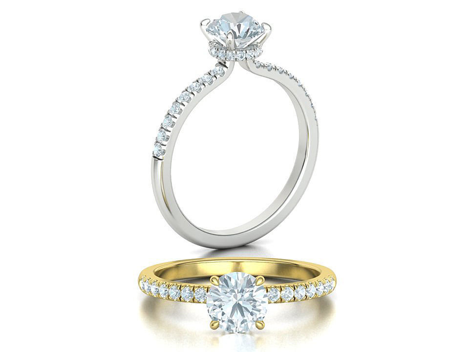 Solitaire rings Collection with discount _43