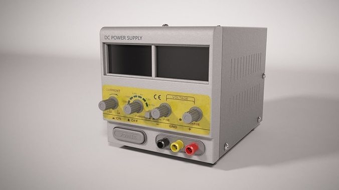 Power Supply Low-poly 3D model