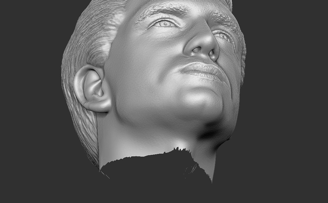 Handsome man head TYPE 1 3D model_27