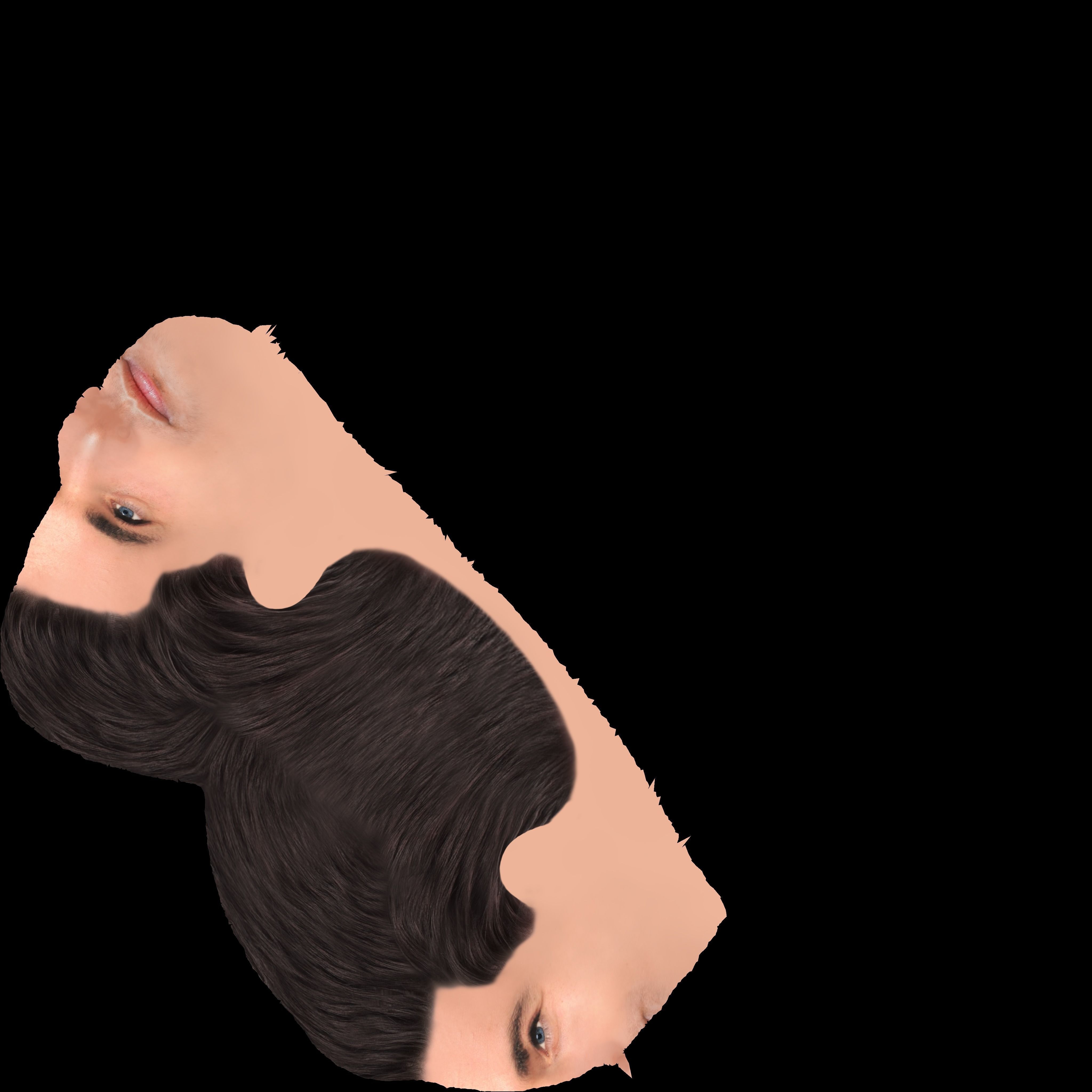 Handsome man head TYPE 1 3D model_12