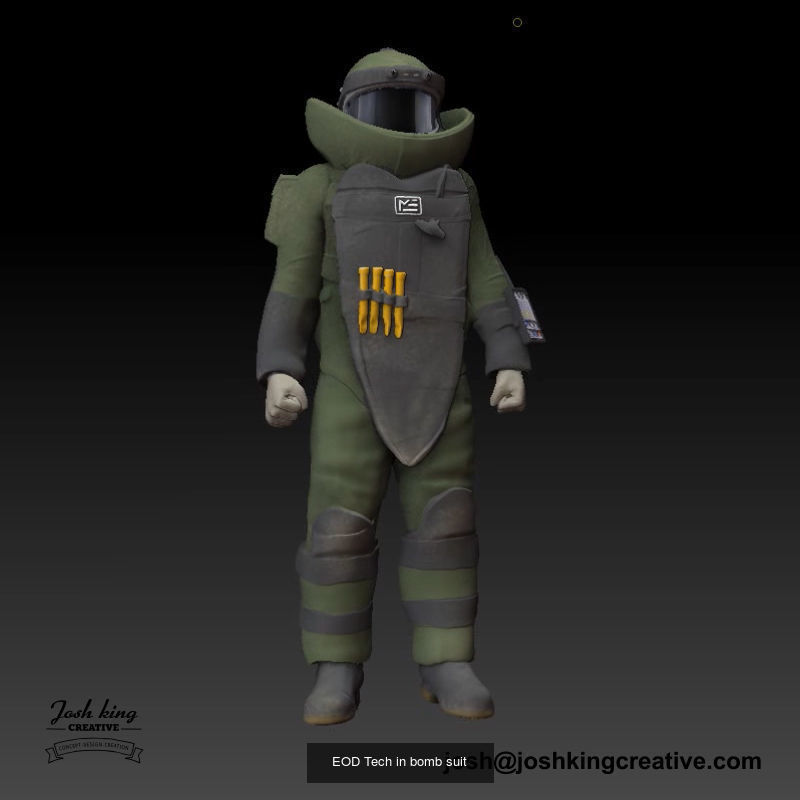 1SG Little Top and his battle buddies 3D Model Collection_10