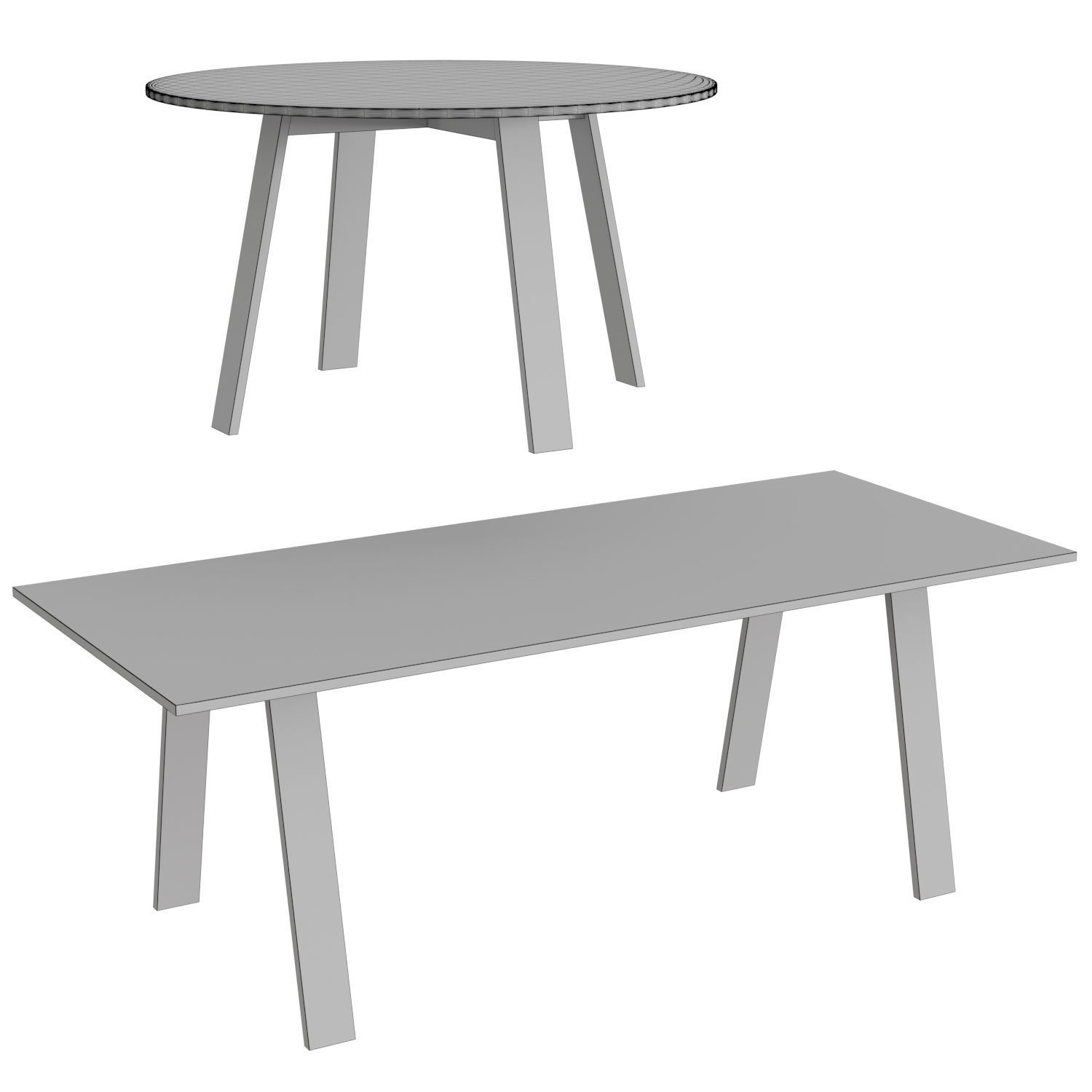 Bac Table 3D model_4