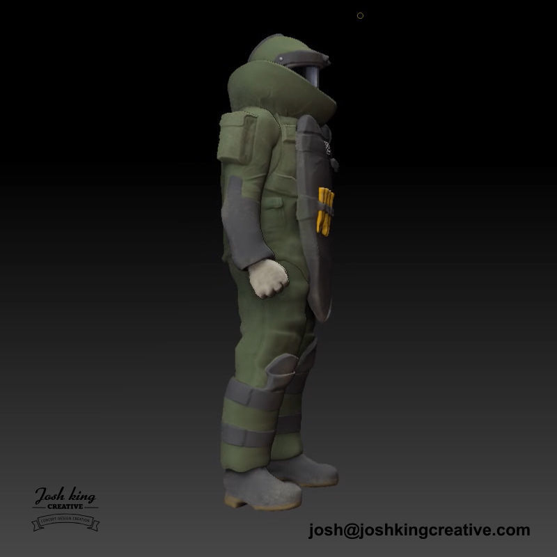 EOD Tech in bomb suit 3D print model_5
