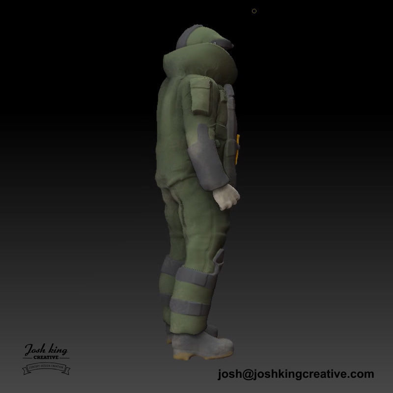 EOD Tech in bomb suit 3D print model_6