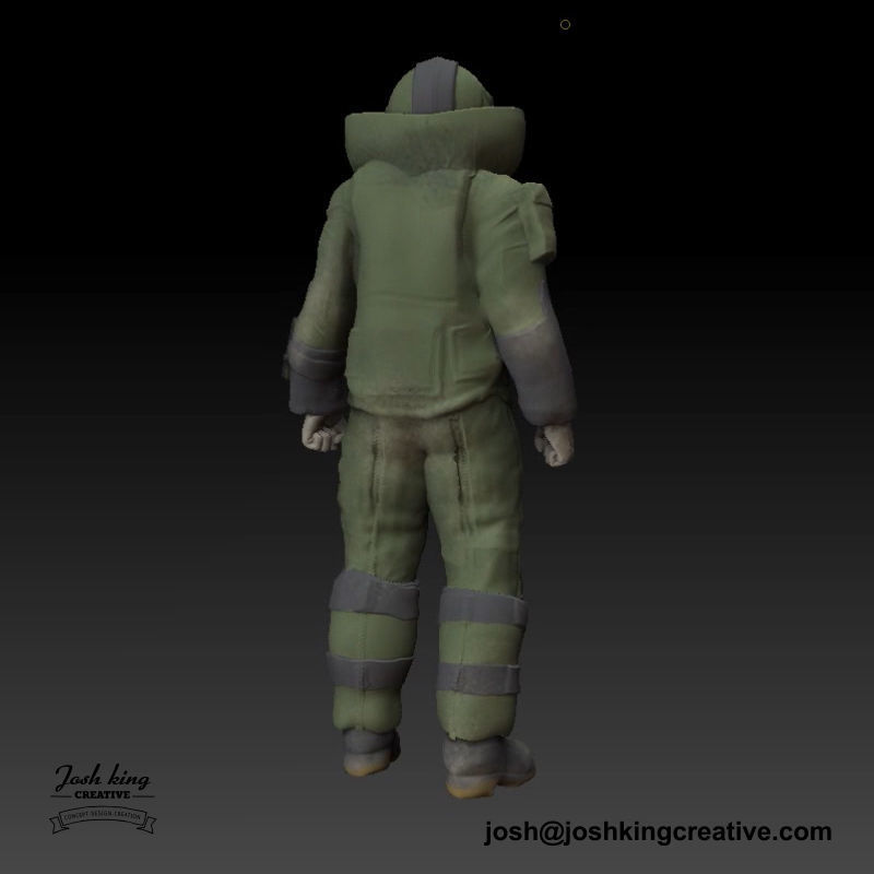 EOD Tech in bomb suit 3D print model_7