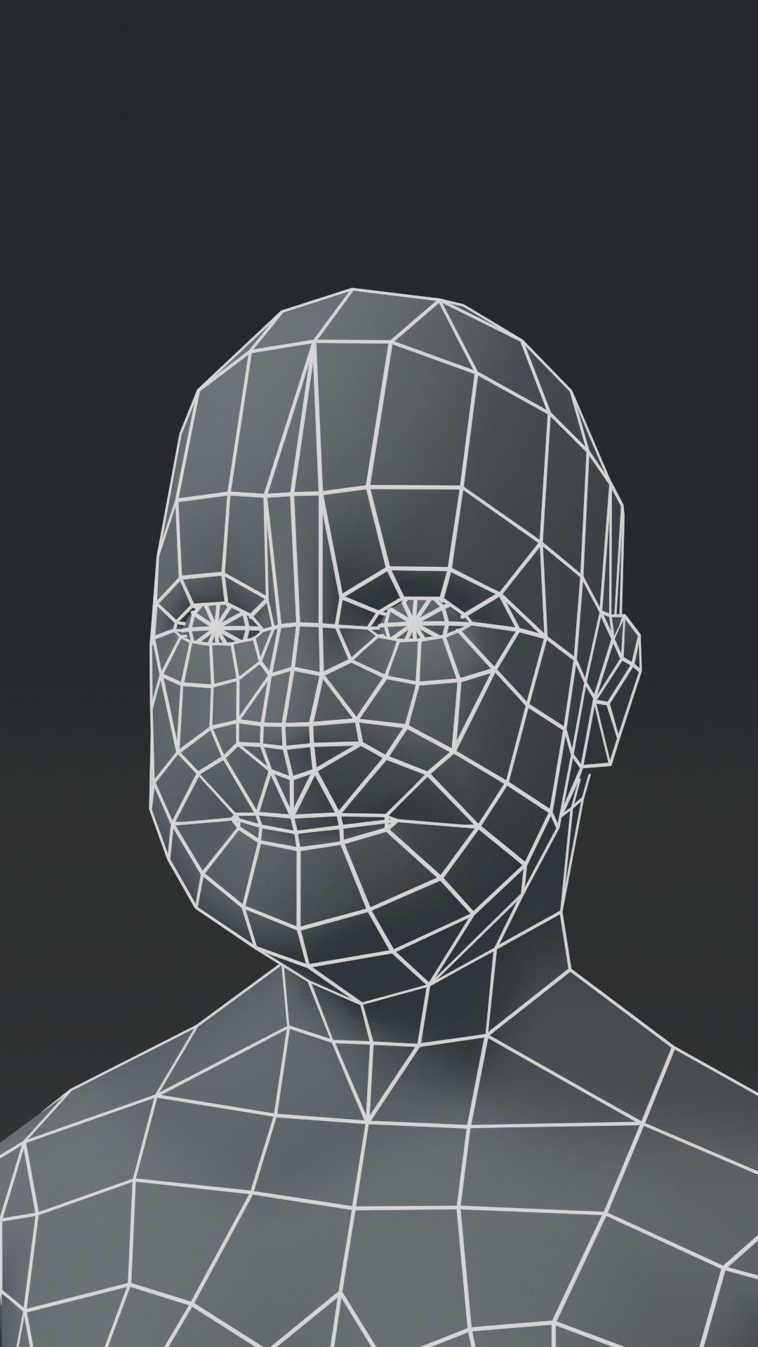 Fat Girl Kid Body Base Mesh 3D Model 1000 Polygons Low-poly 3D model_2