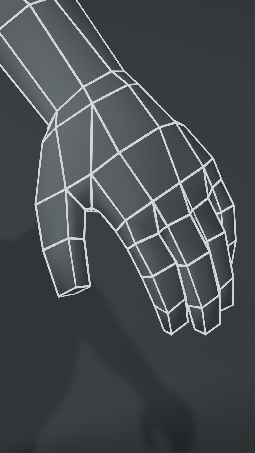 Fat Girl Kid Body Base Mesh 3D Model 1000 Polygons Low-poly 3D model_17