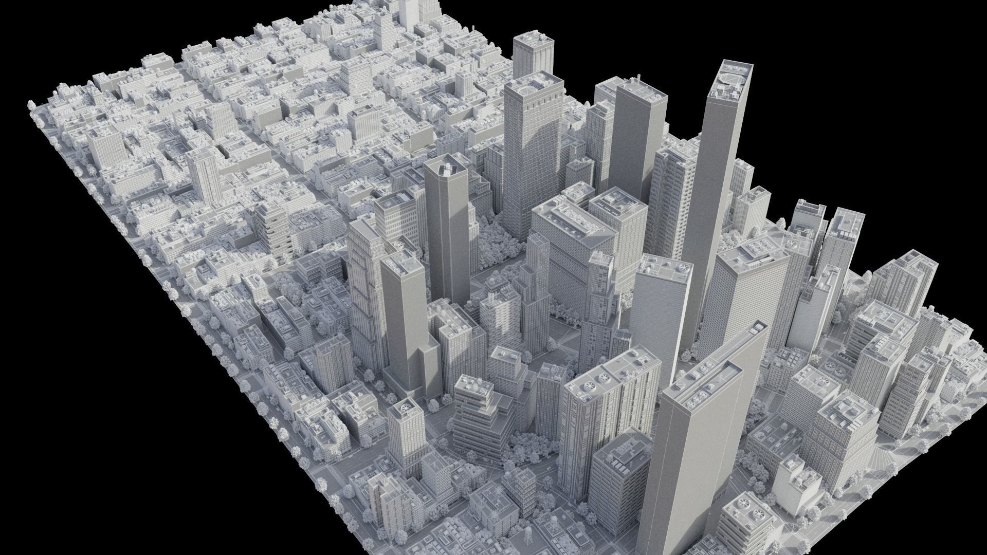 Realistic City R5 MAYA Low-poly 3D model_44