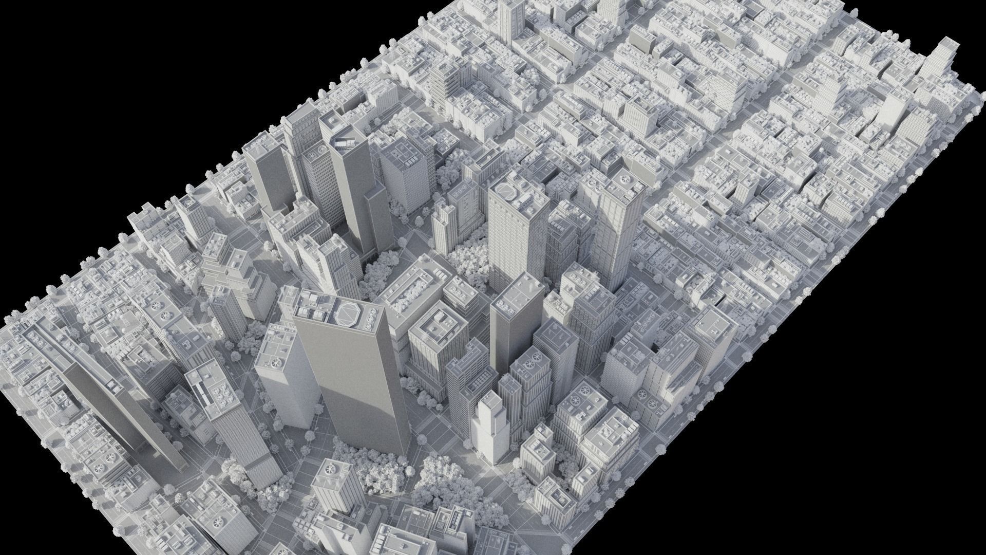 Realistic City R5 MAYA Low-poly 3D model_32