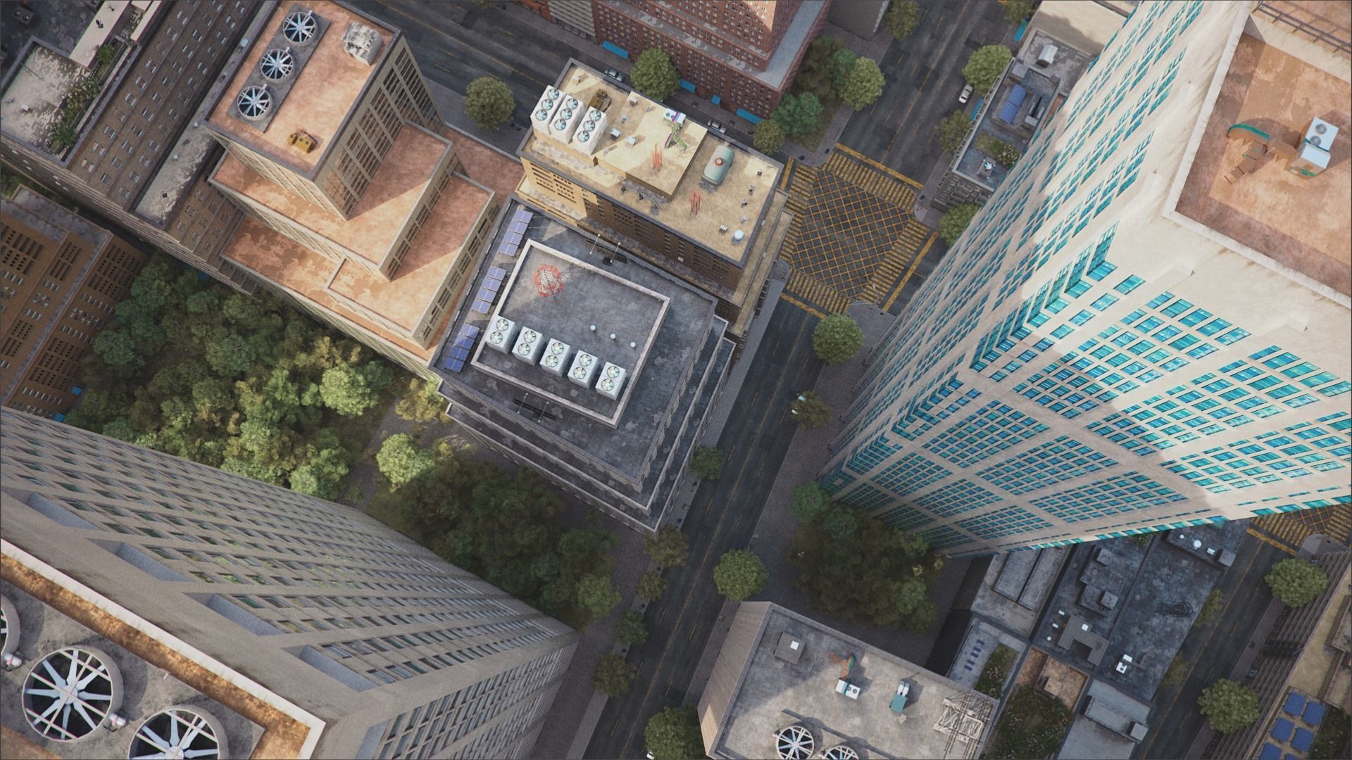 Realistic City R5 MAYA Low-poly 3D model_23