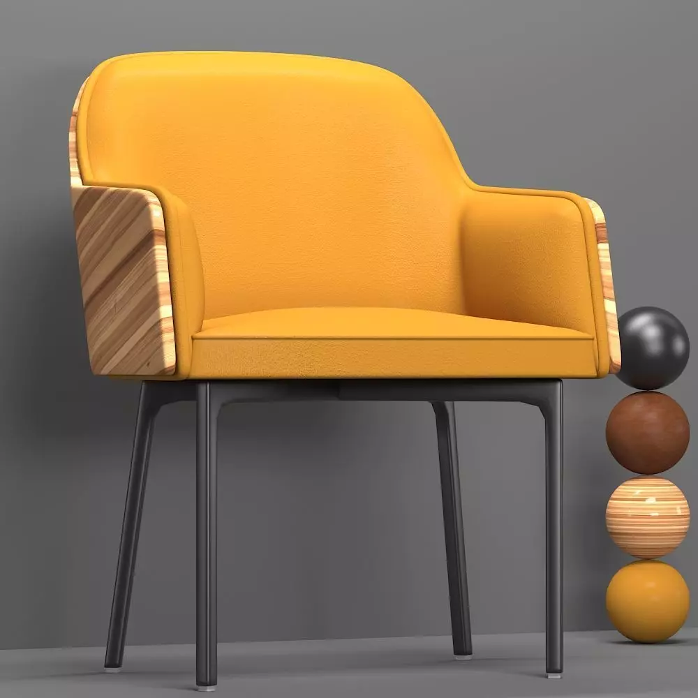 Hudson armchair Free 3D model
