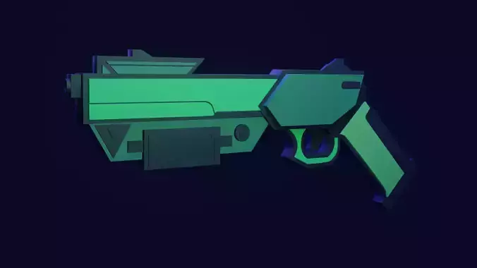 Sci-fi Gun Model