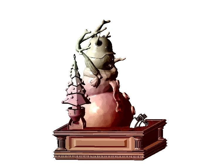 Snowman - militarist 3D print model_9