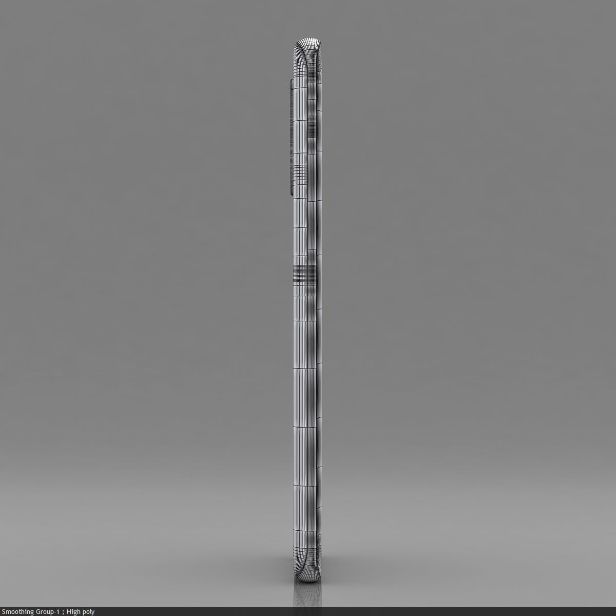 Samsung Galaxy S20 Cloud Blue Low-poly 3D model_39