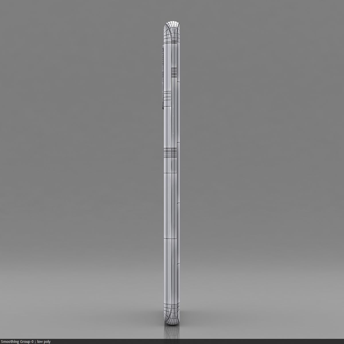 Samsung Galaxy S20 Cloud Blue Low-poly 3D model_23