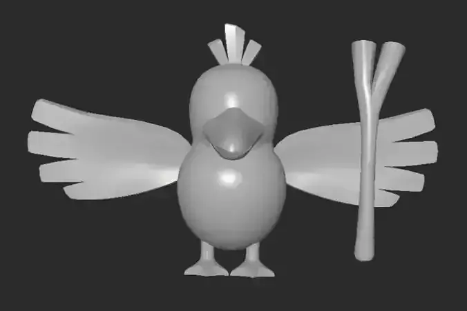 MakeIT Pokemon Farfetched 3D model