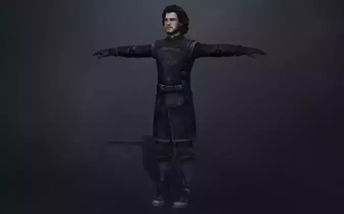 Character - Jon Snow 3D model
