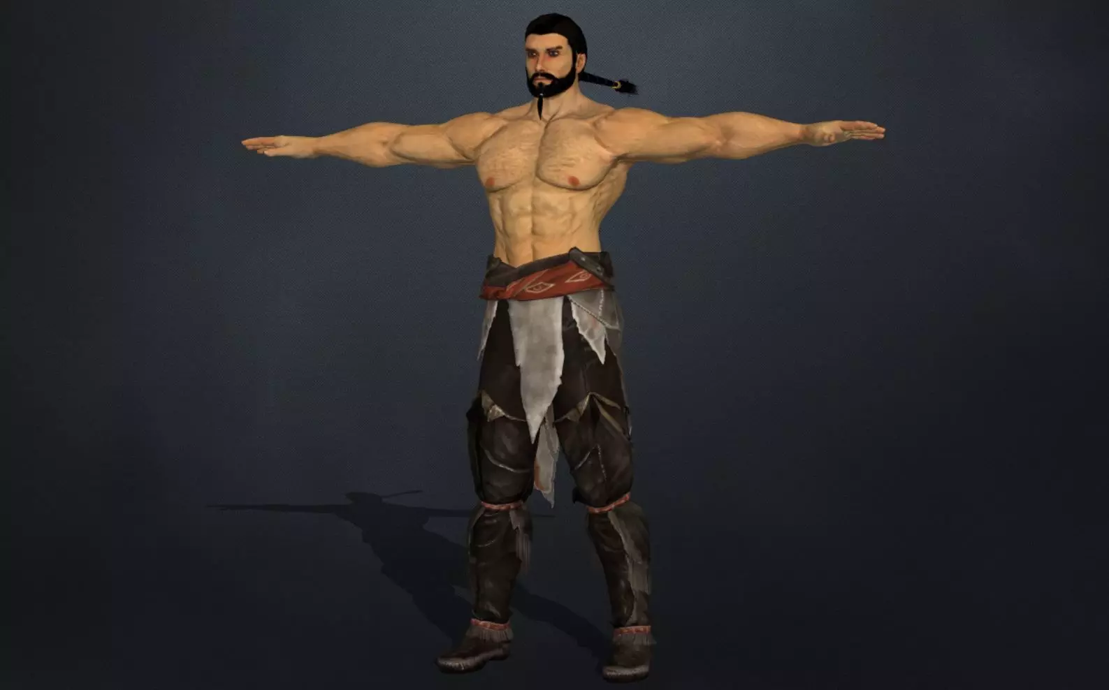 Character - Khal Drogo 3D model_0