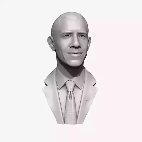 Barack Obama 3D print model