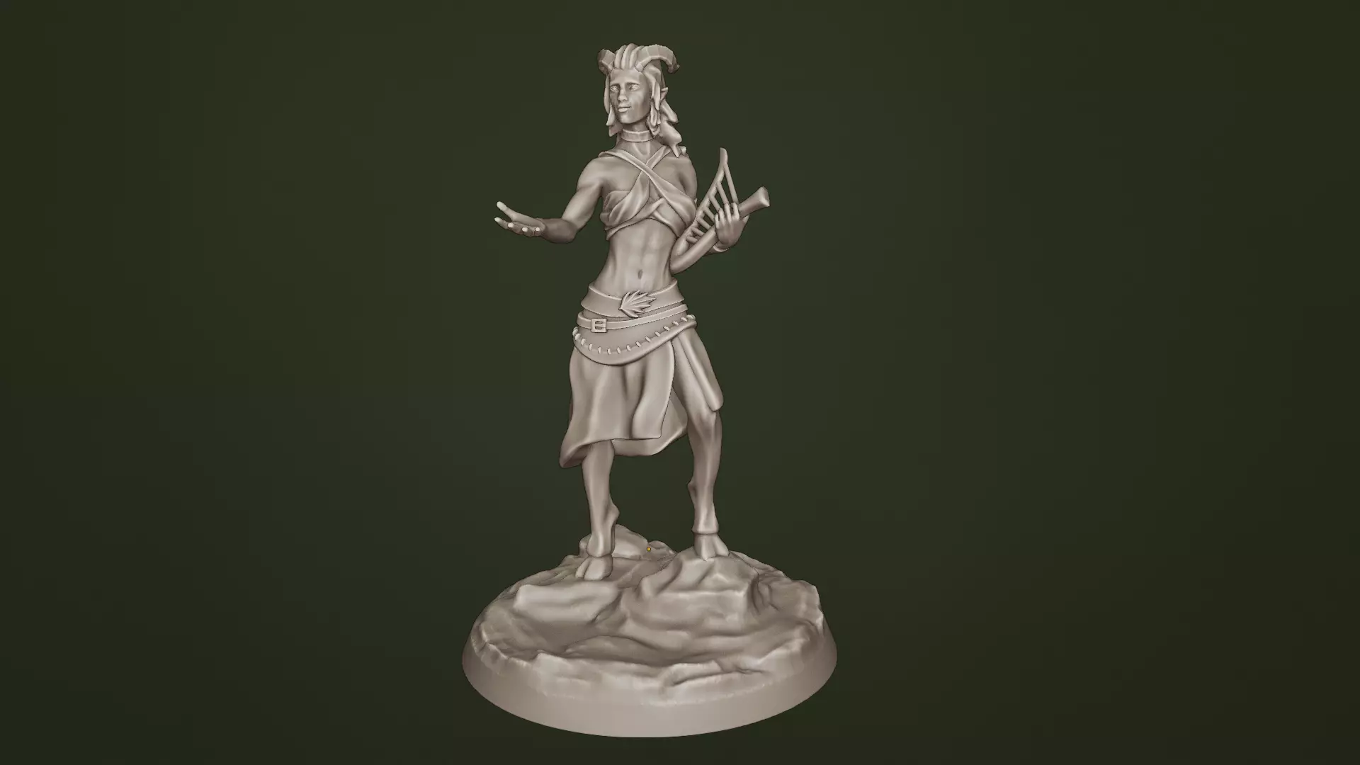 Female Faun Miniature 3D print model