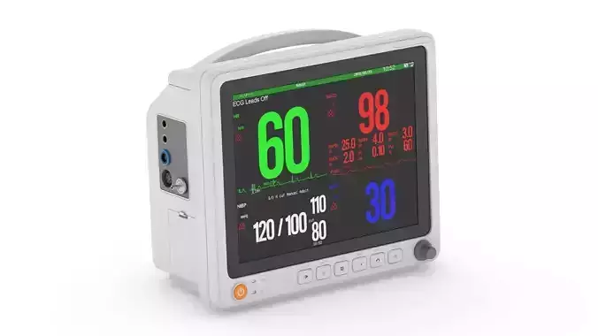 12 Inch Patient Monitor 3D model