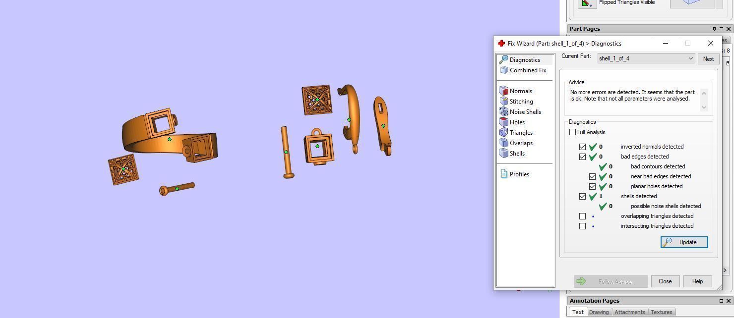 Ring and Earrings  3D print model_13