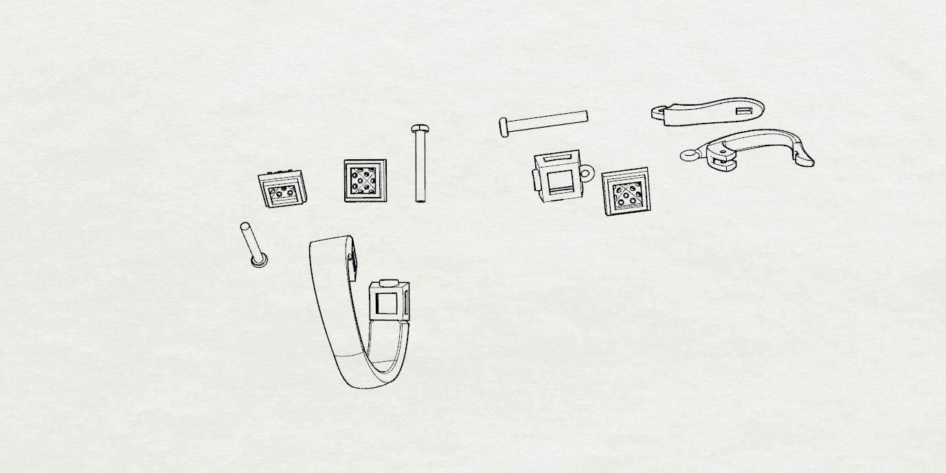 Ring and Earrings  3D print model_21