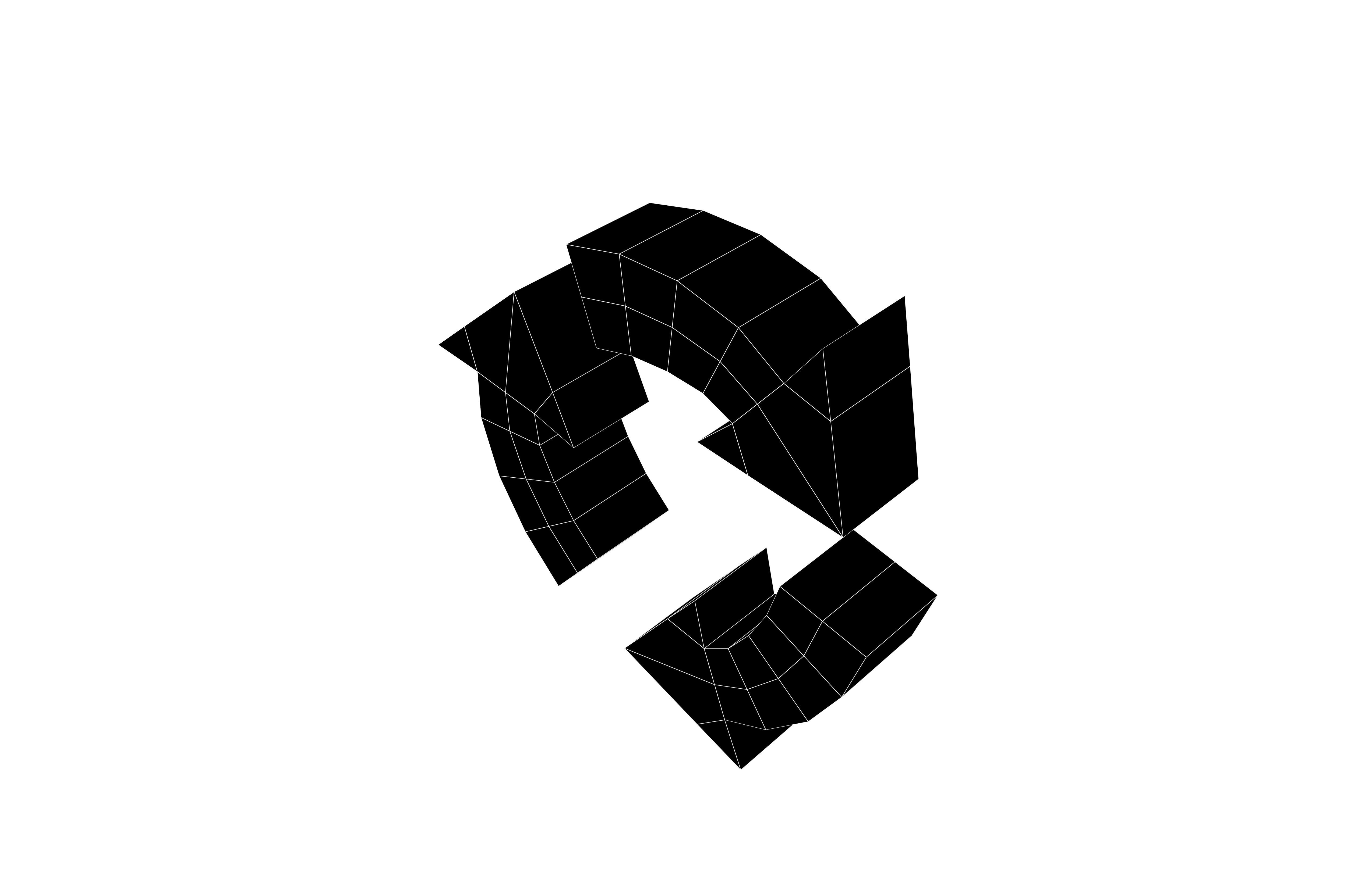 Recycle Symbols v6 006 Low-poly 3D model_6