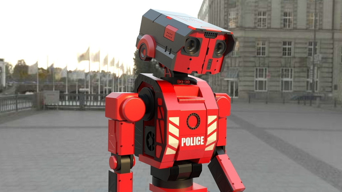 AMIR-01 robot 3D model