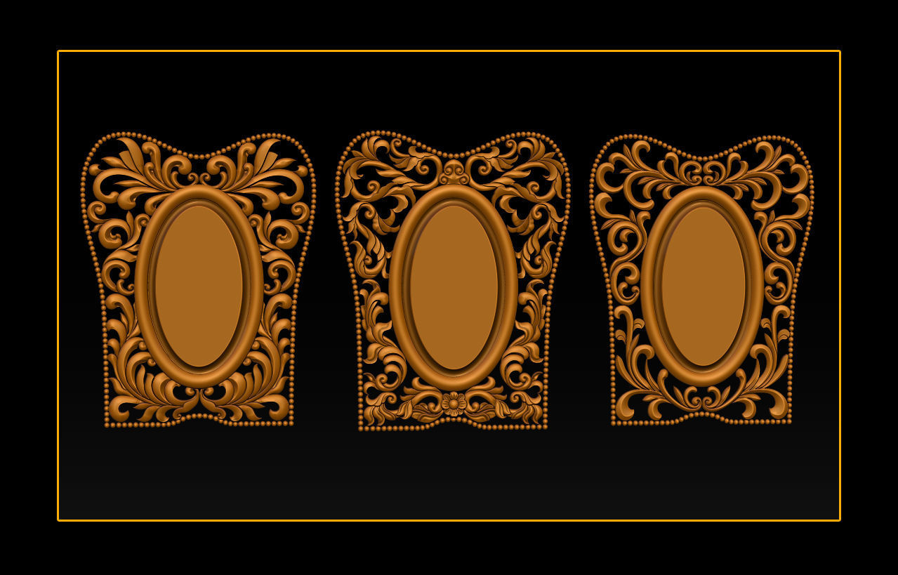 3D STL Models CNC Router - Carved dining chair Free 3D print model_13