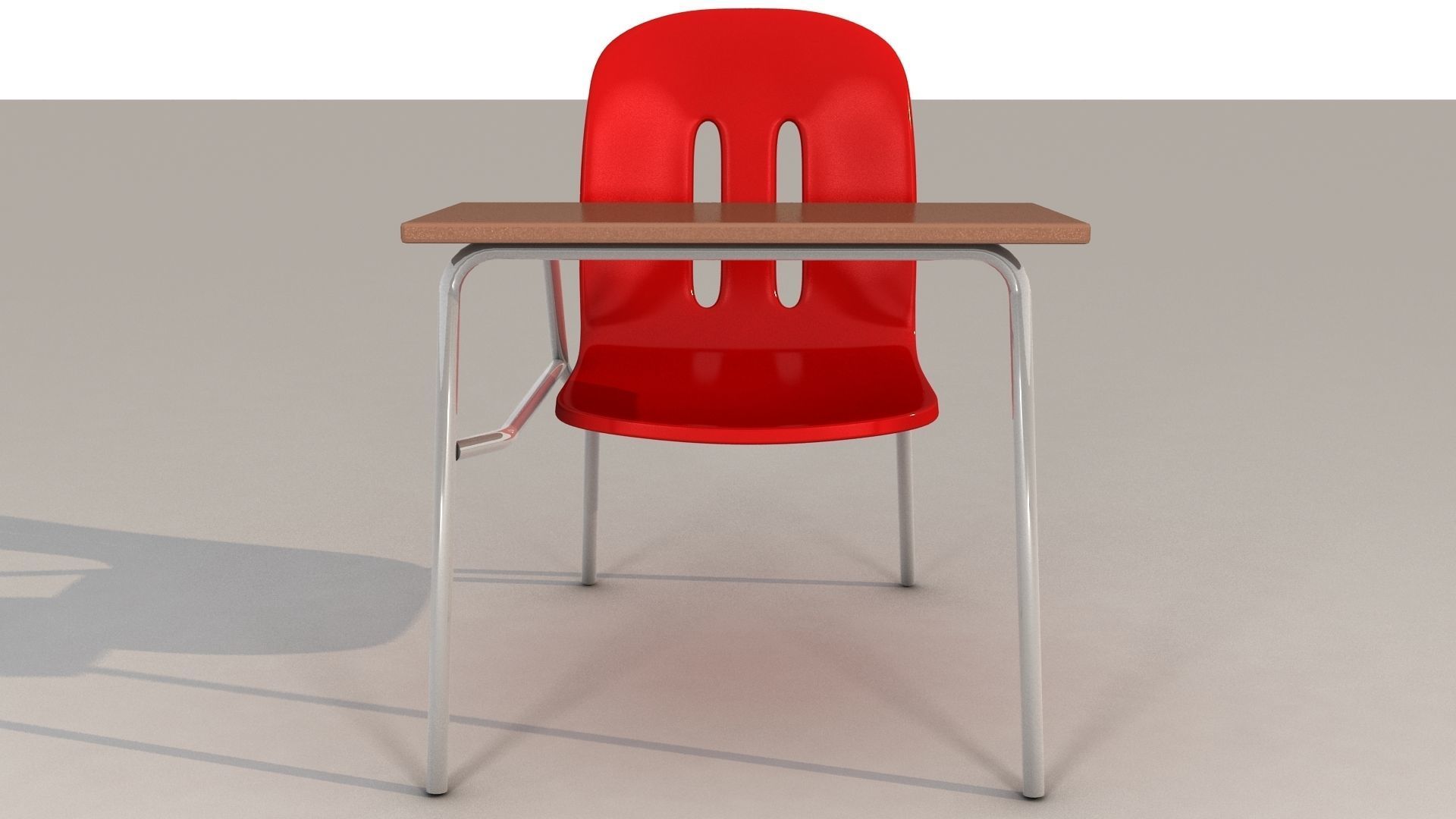 School Chair 3D model_1