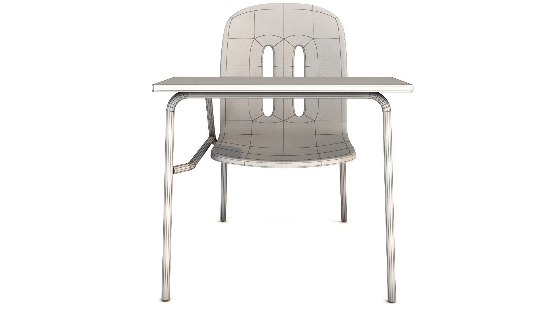 School Chair 3D model_13