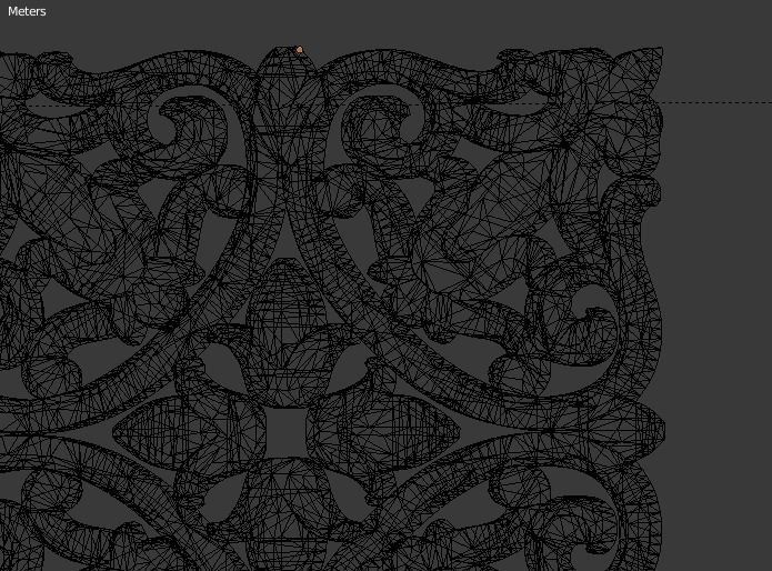 Classic decor ornament v-3D model 48 3D model_4