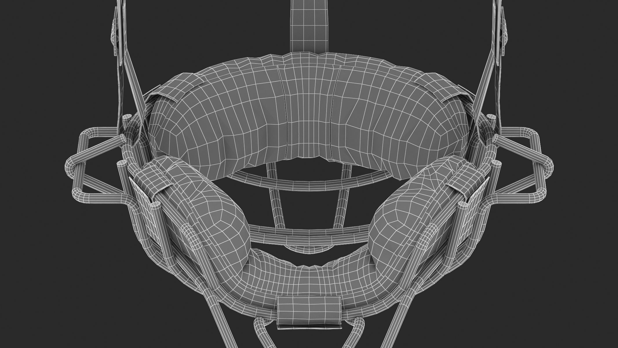 Baseball Catcher Mask 3D model_18