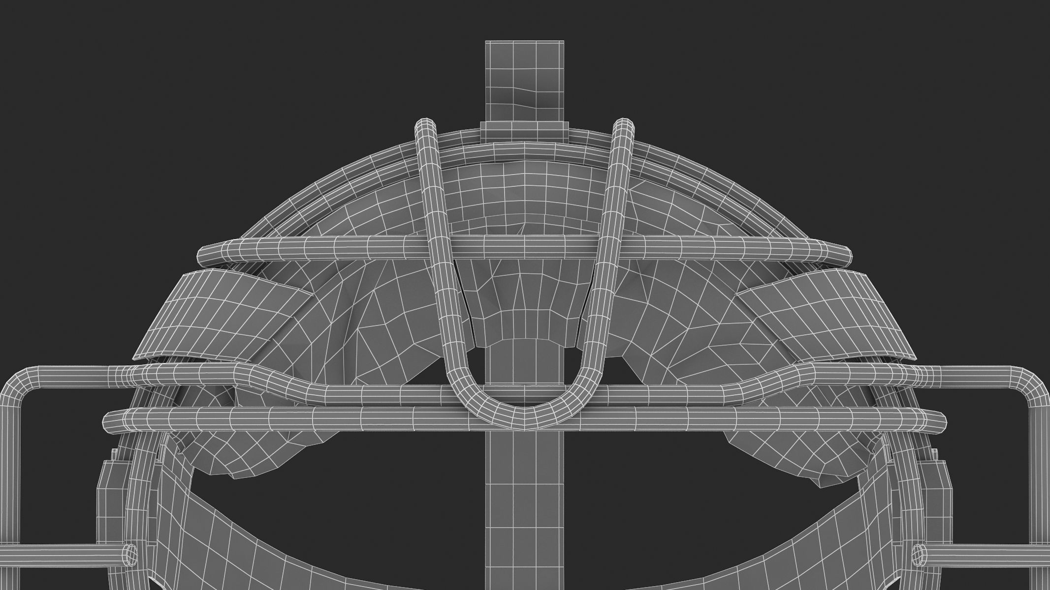 Baseball Catcher Mask 3D model_15