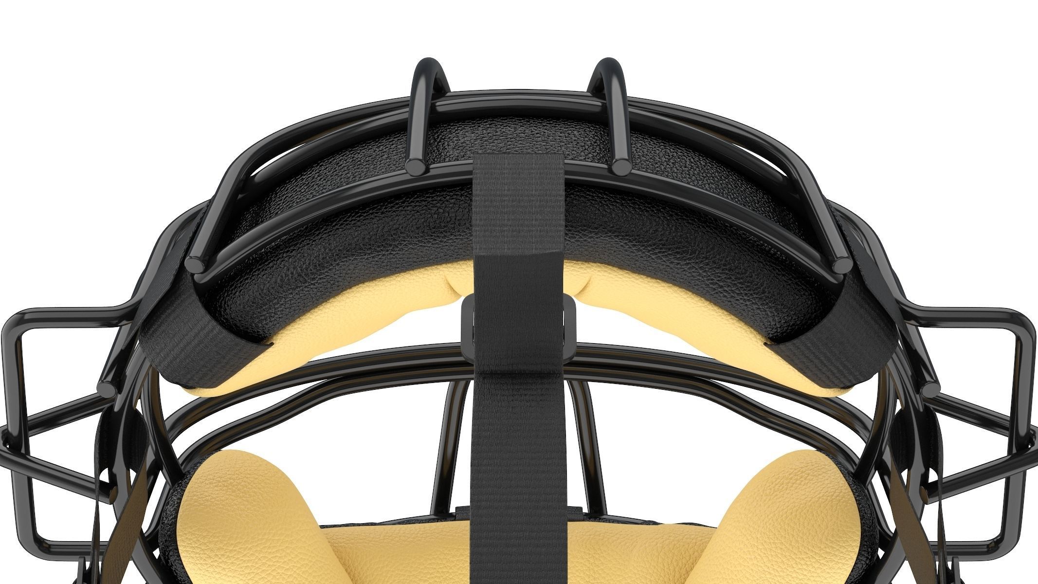 Baseball Catcher Mask 3D model_6