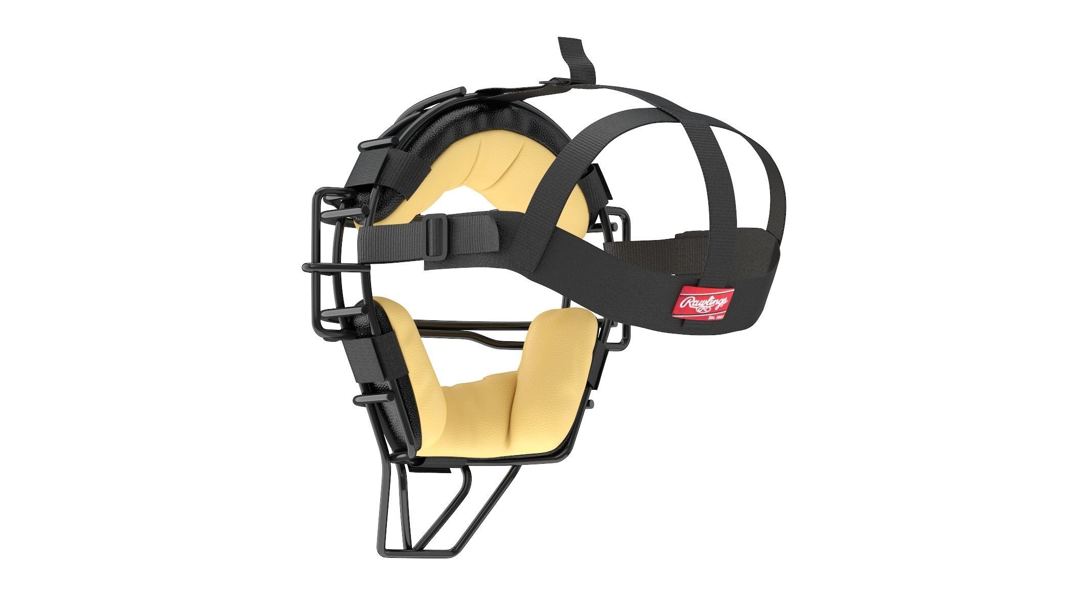 Baseball Catcher Mask 3D model_1
