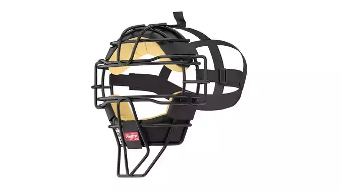 Baseball Catcher Mask 3D model Baseball Catcher Mask 3D model