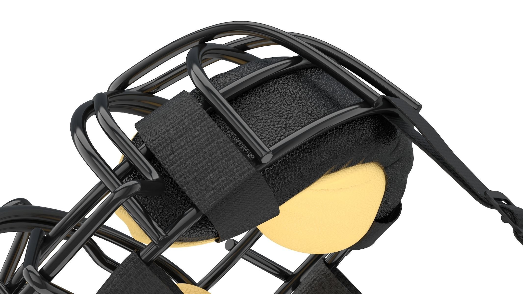 Baseball Catcher Mask 3D model_7