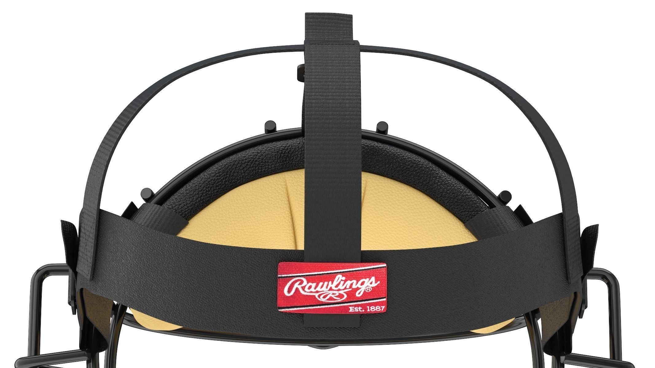 Baseball Catcher Mask 3D model_9