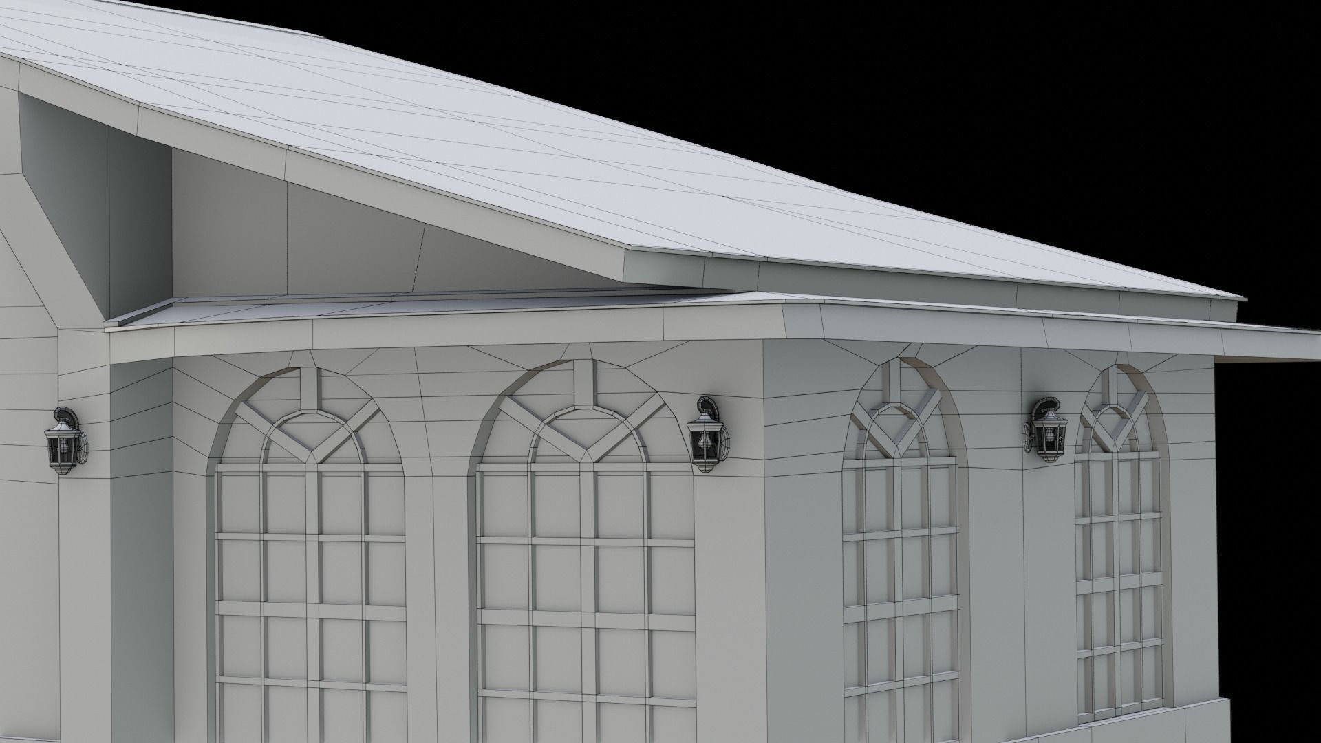 House Low-poly 3D model_20